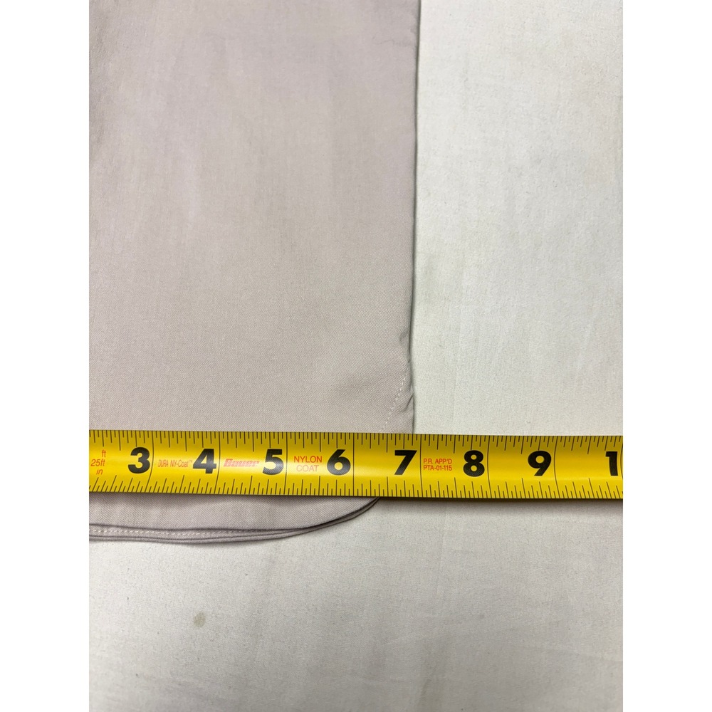 J.McLaughlin Masie Pull On Pants Tan Stone Straight Leg Hem Vent Womens 12 32X26 - Picture 8 of 9
